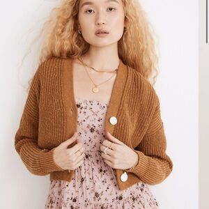 Madewell Greywood Crop Cardigan
